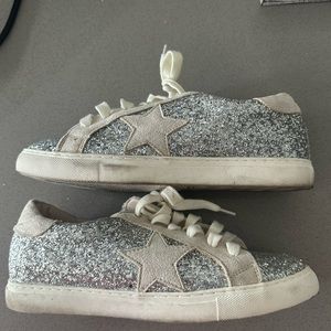 Glitter Tennis Sneakers